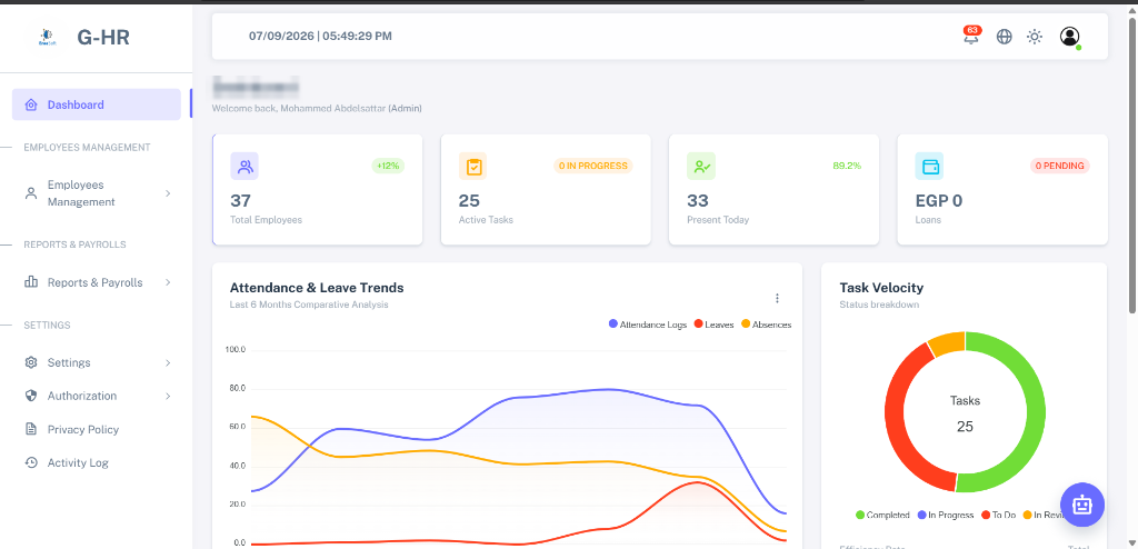 Gosor HR Dashboard